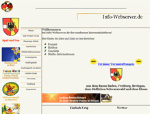 Tablet Screenshot of info-webserver.de